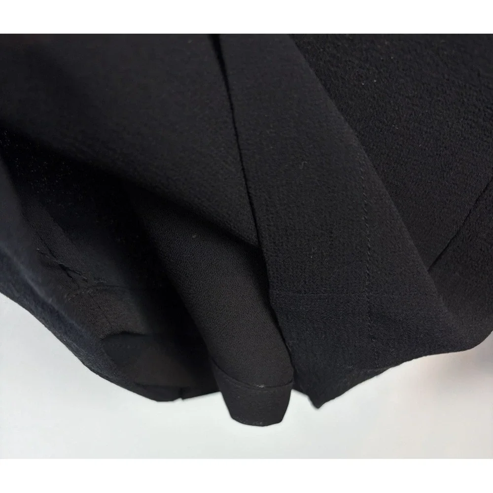 Valerie Stevens Silk Pants Women 6P Black Classic Office Mature Old Money Classy